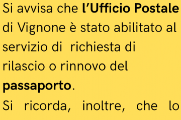 Servizi dell'Ufficio Postale 